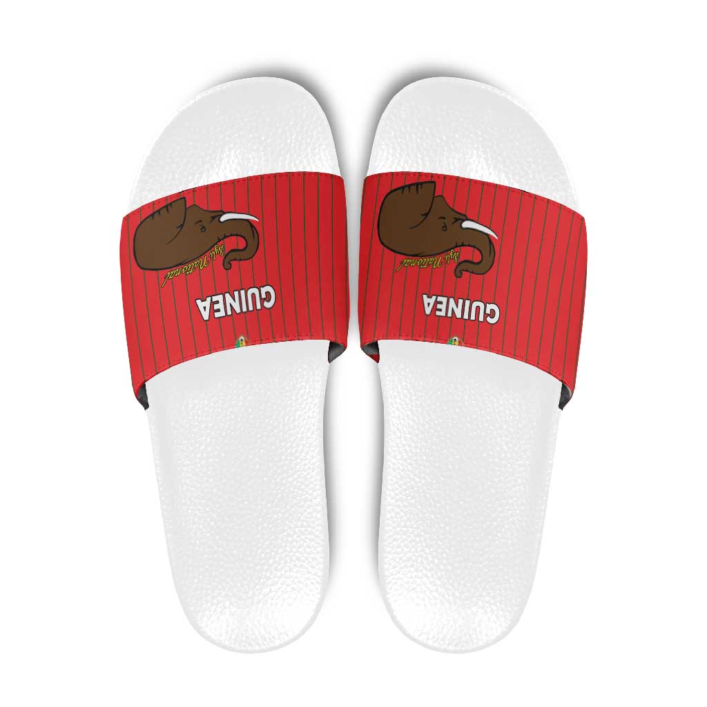 Guinea Football Slide Sandals Allez Syli National - Wonder Print Shop