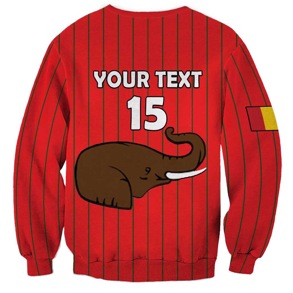 Custom Guinea Football Sweatshirt Allez Syli National - Wonder Print Shop