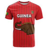 Custom Guinea Football T Shirt Allez Syli National - Wonder Print Shop