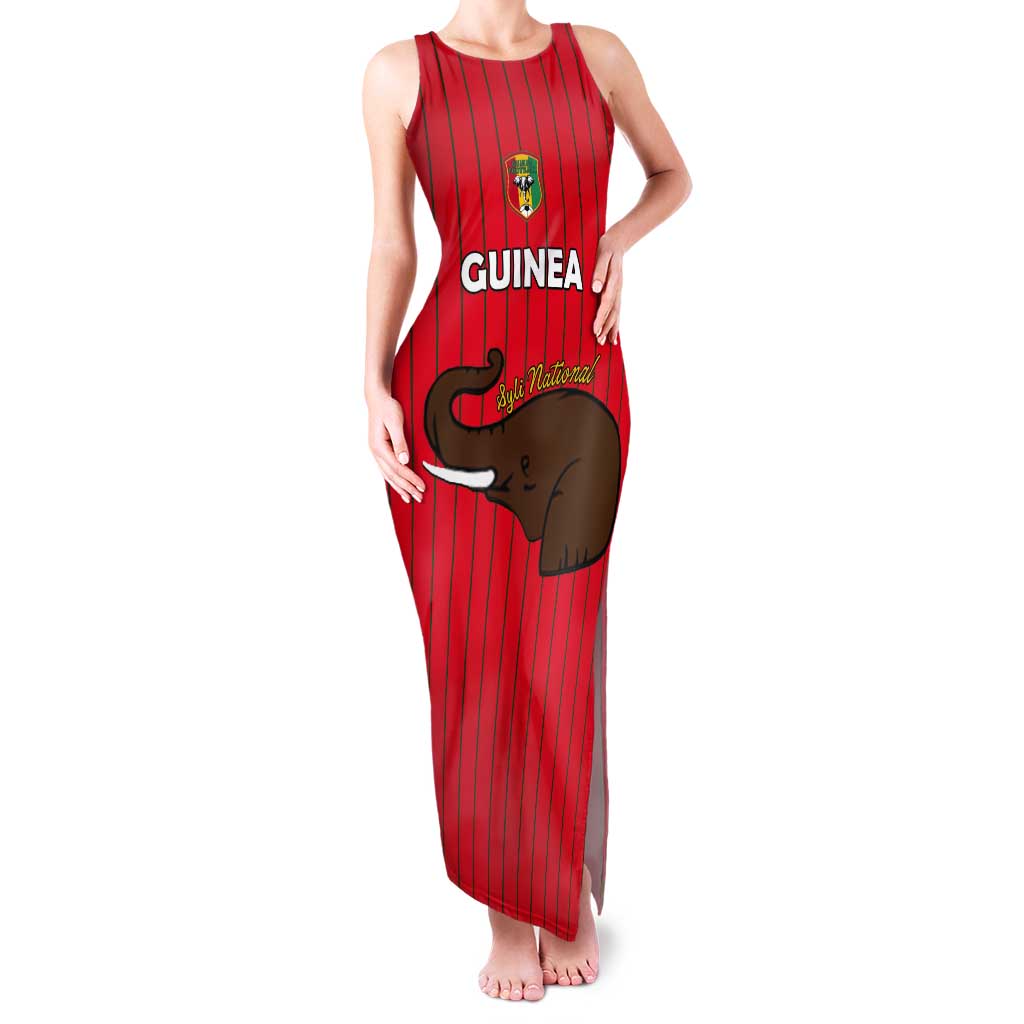 Custom Guinea Football Tank Maxi Dress Allez Syli National - Wonder Print Shop
