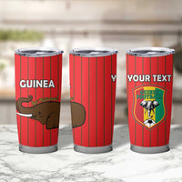 Custom Guinea Football Tumbler Cup Allez Syli National - Wonder Print Shop