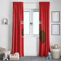 Guinea Football Window Curtain Allez Syli National - Wonder Print Shop