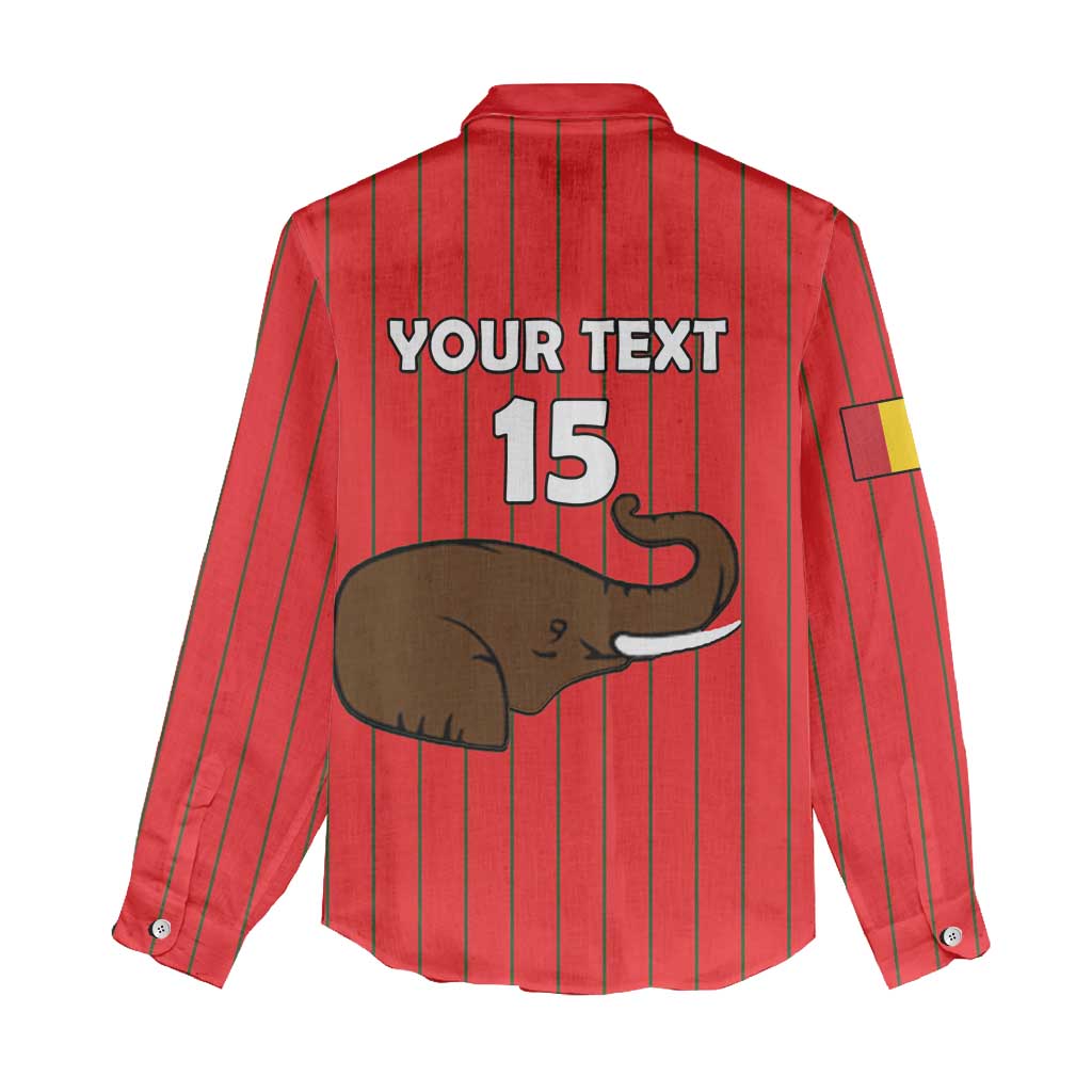 Custom Guinea Football Women Casual Shirt Allez Syli National - Wonder Print Shop