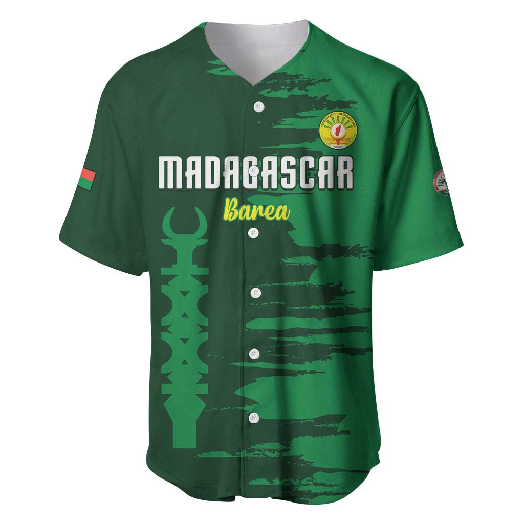 Custom Madagascar Football Baseball Jersey Go Barea - Wonder Print Shop