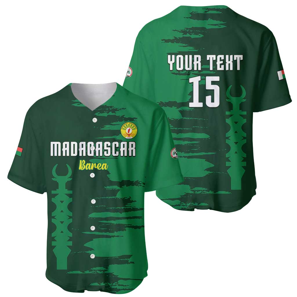 Custom Madagascar Football Baseball Jersey Go Barea - Wonder Print Shop