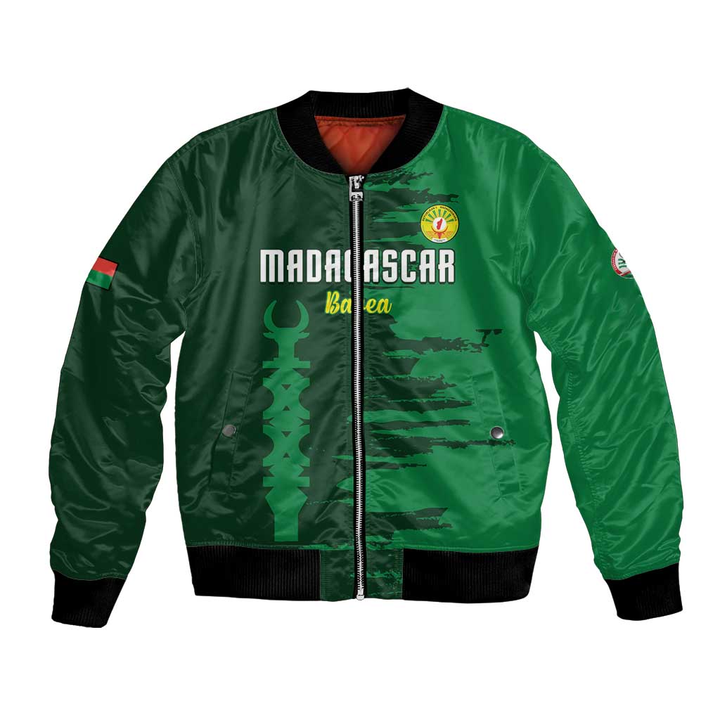 Custom Madagascar Football Bomber Jacket Go Barea - Wonder Print Shop