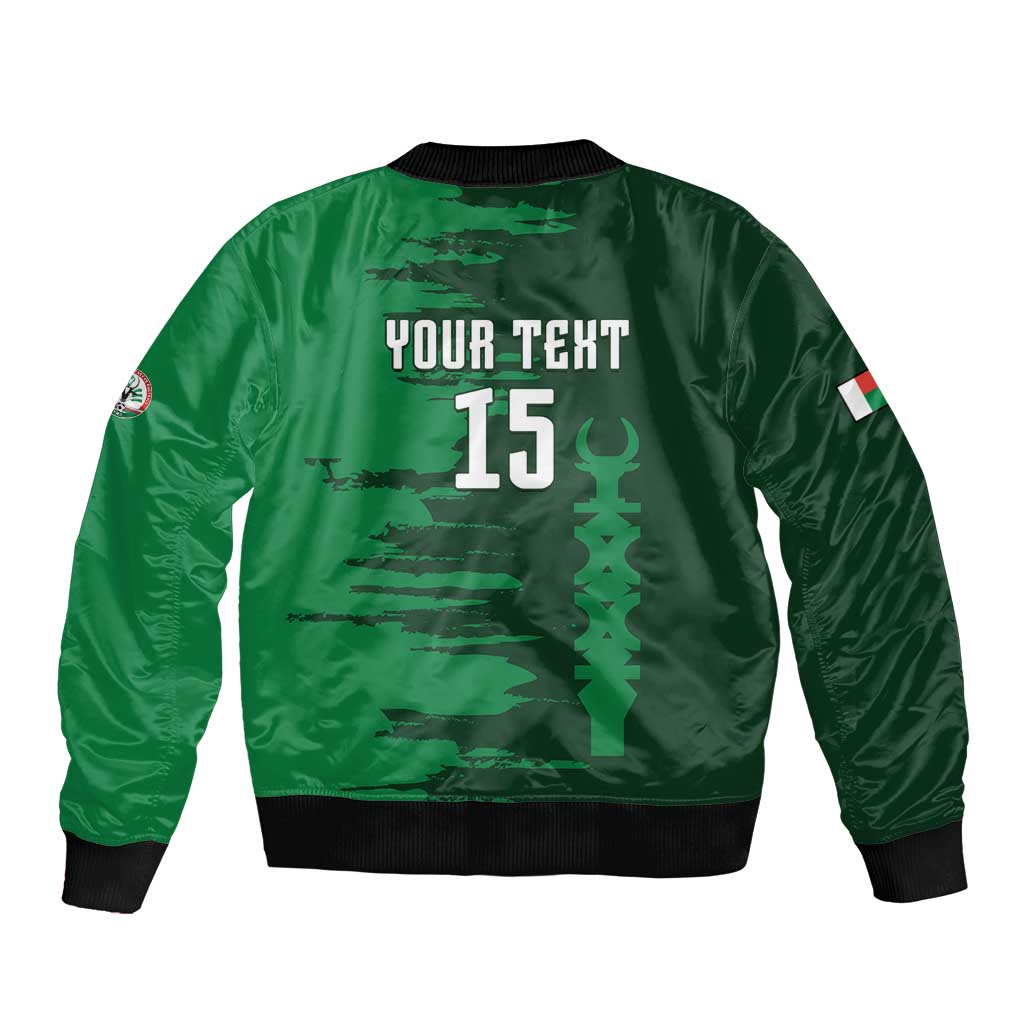 Custom Madagascar Football Bomber Jacket Go Barea - Wonder Print Shop