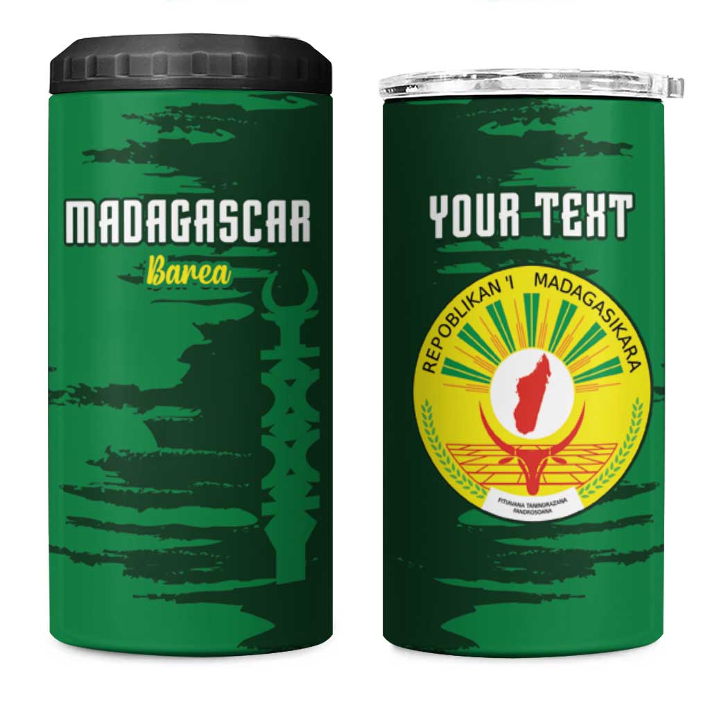 Custom Madagascar Football 4 in 1 Can Cooler Tumbler Go Barea - Wonder Print Shop