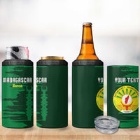 Custom Madagascar Football 4 in 1 Can Cooler Tumbler Go Barea - Wonder Print Shop