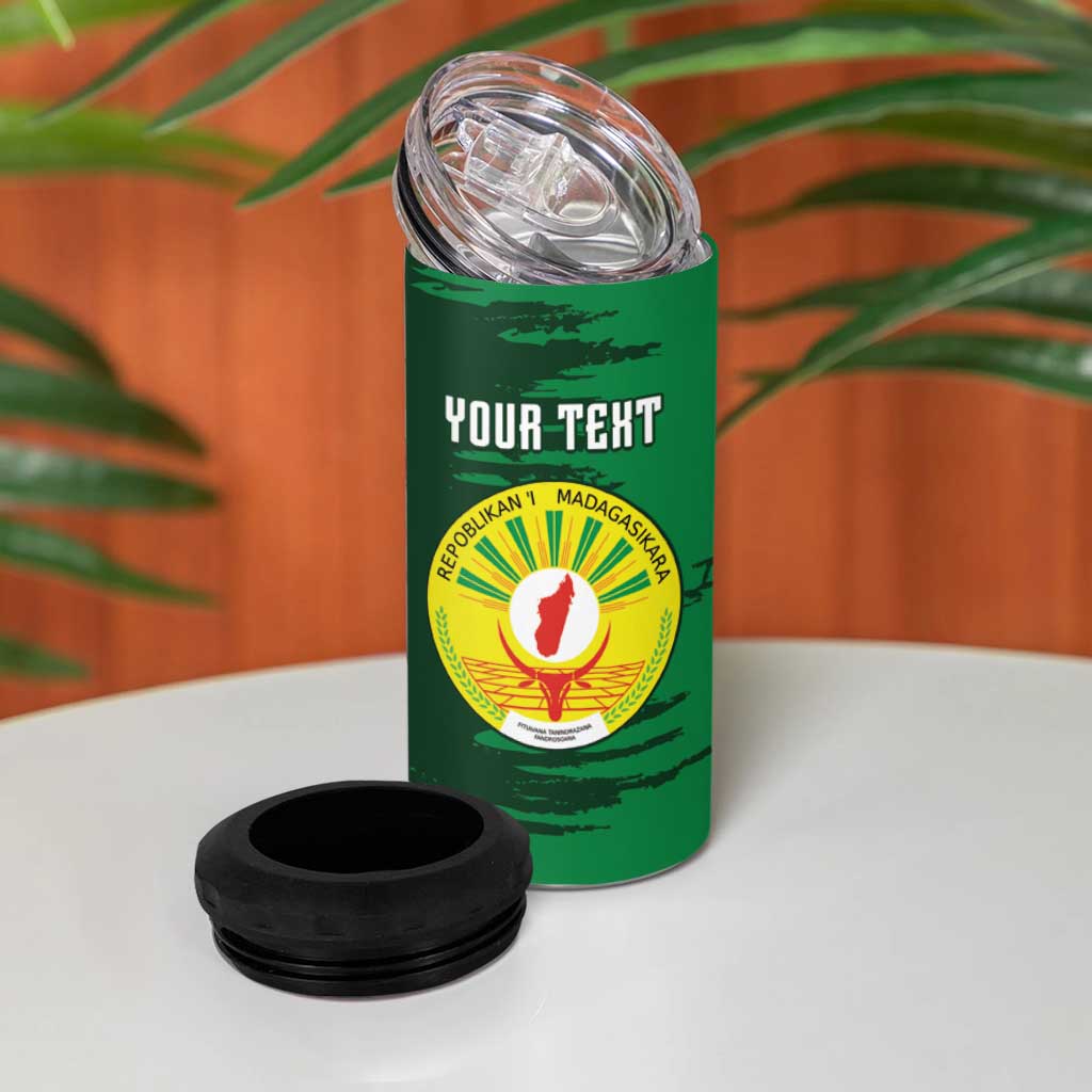 Custom Madagascar Football 4 in 1 Can Cooler Tumbler Go Barea - Wonder Print Shop