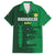 Custom Madagascar Football Family Matching Off Shoulder Short Dress and Hawaiian Shirt Go Barea - Wonder Print Shop