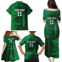 Custom Madagascar Football Family Matching Puletasi and Hawaiian Shirt Go Barea - Wonder Print Shop