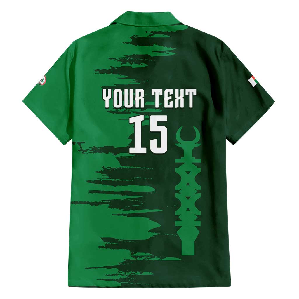 Custom Madagascar Football Family Matching Short Sleeve Bodycon Dress and Hawaiian Shirt Go Barea - Wonder Print Shop