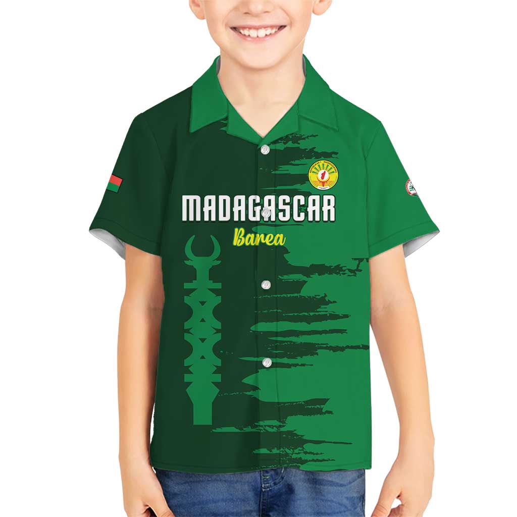 Custom Madagascar Football Family Matching Tank Maxi Dress and Hawaiian Shirt Go Barea - Wonder Print Shop