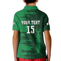 Custom Madagascar Football Kid Polo Shirt Go Barea - Wonder Print Shop