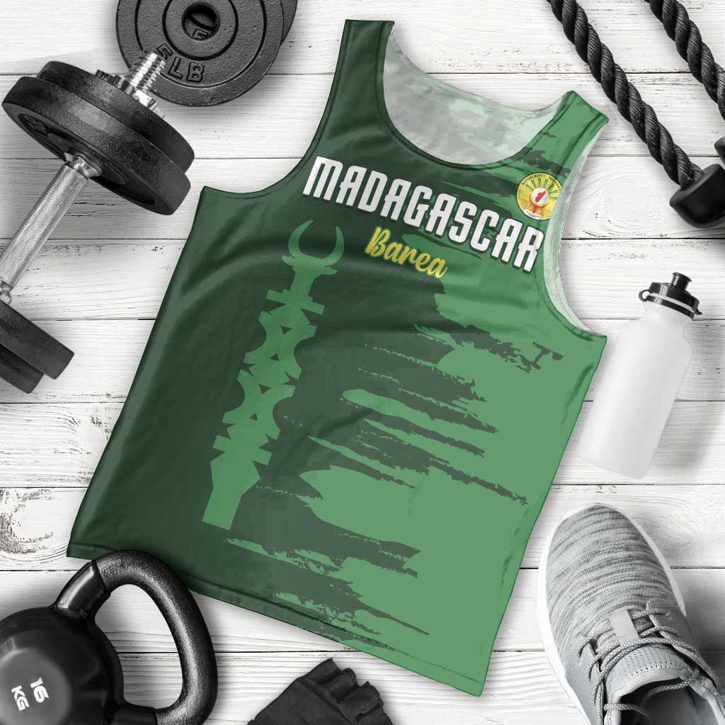 Custom Madagascar Football Men Tank Top Go Barea - Wonder Print Shop