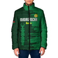 Custom Madagascar Football Padded Jacket Go Barea - Wonder Print Shop