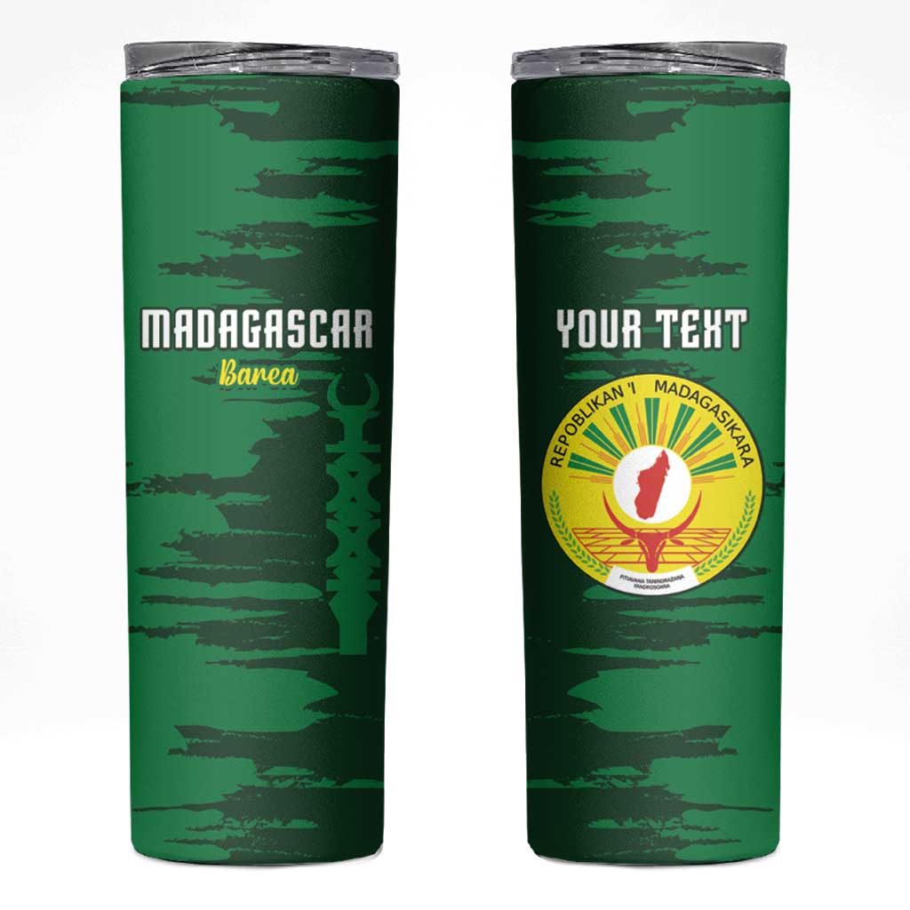 Custom Madagascar Football Skinny Tumbler Go Barea - Wonder Print Shop