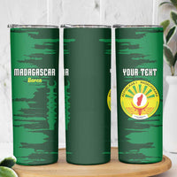 Custom Madagascar Football Skinny Tumbler Go Barea - Wonder Print Shop