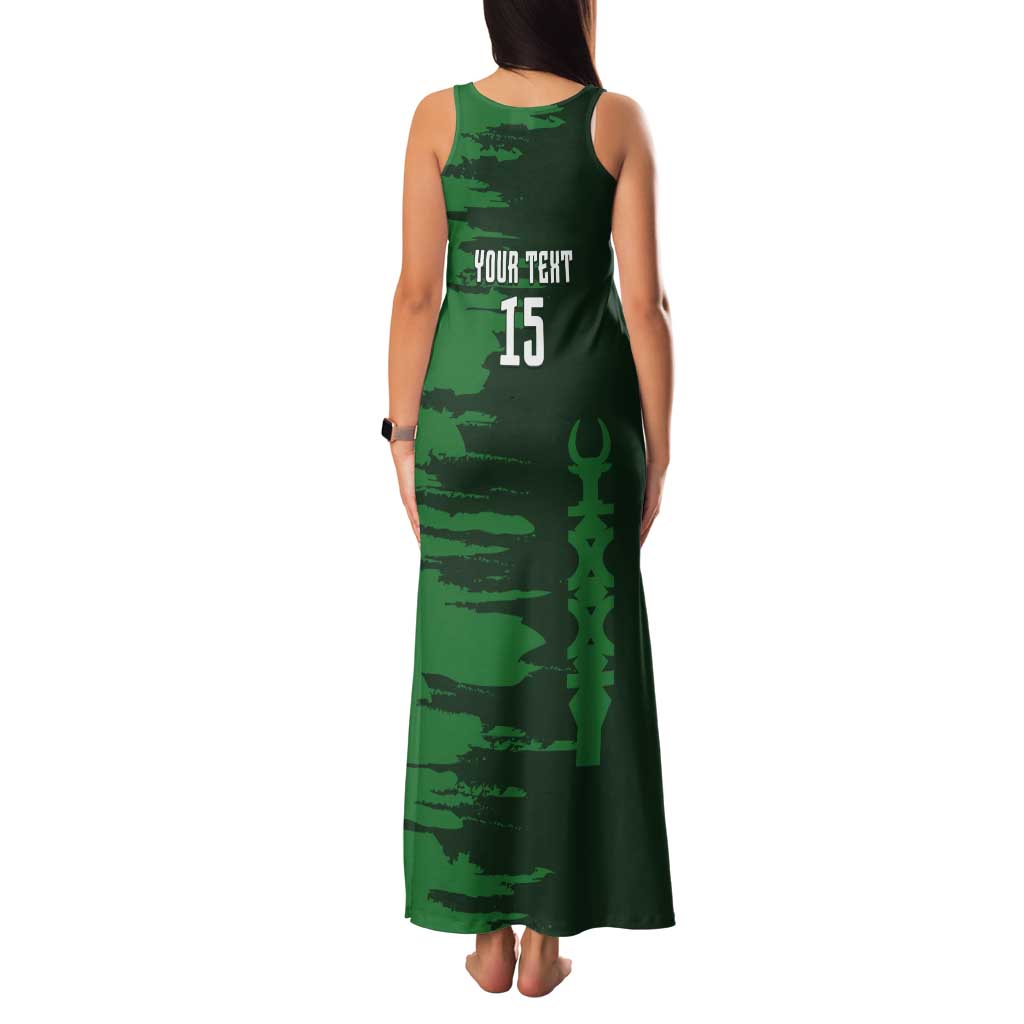 Custom Madagascar Football Tank Maxi Dress Go Barea - Wonder Print Shop