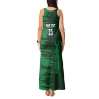 Custom Madagascar Football Tank Maxi Dress Go Barea - Wonder Print Shop