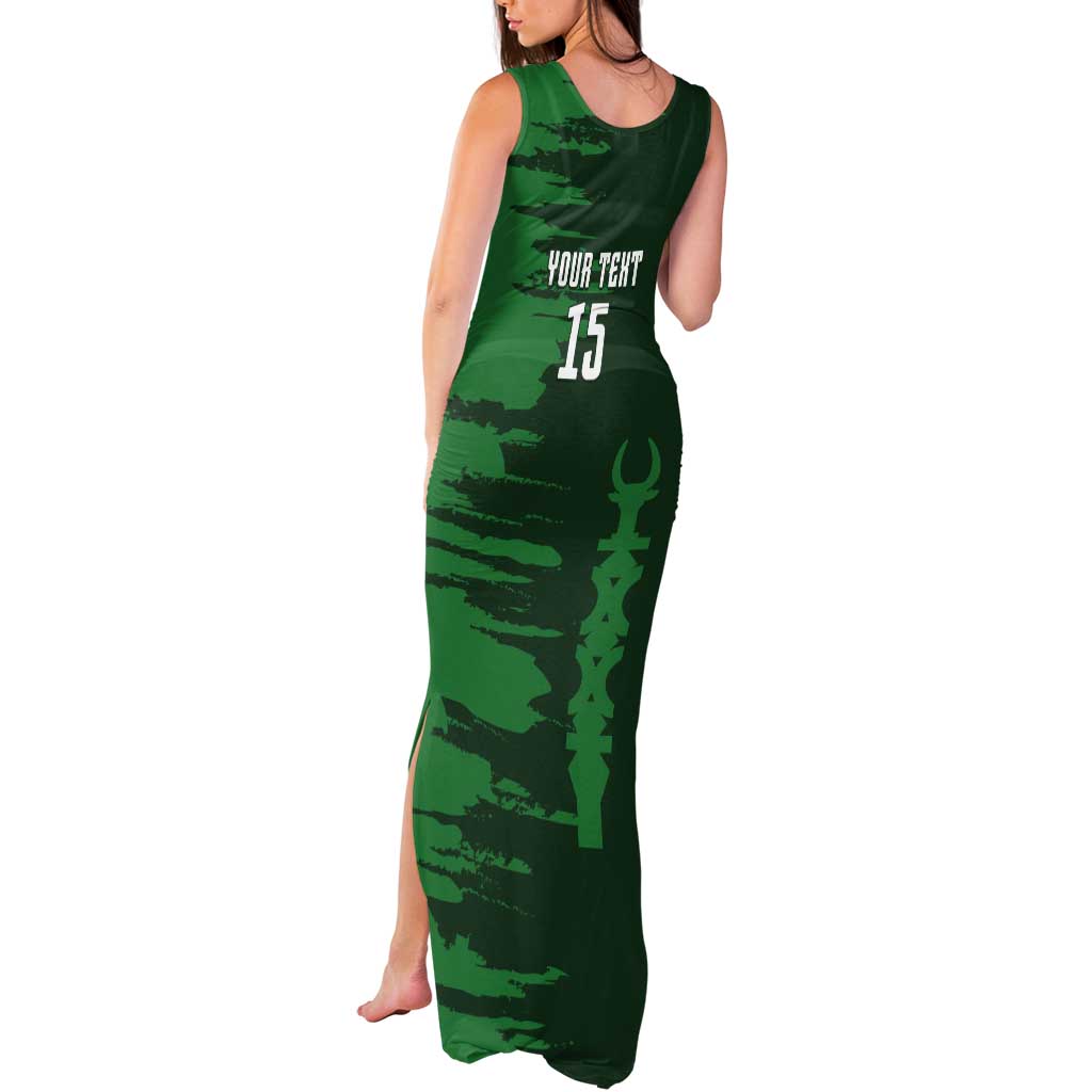 Custom Madagascar Football Tank Maxi Dress Go Barea - Wonder Print Shop