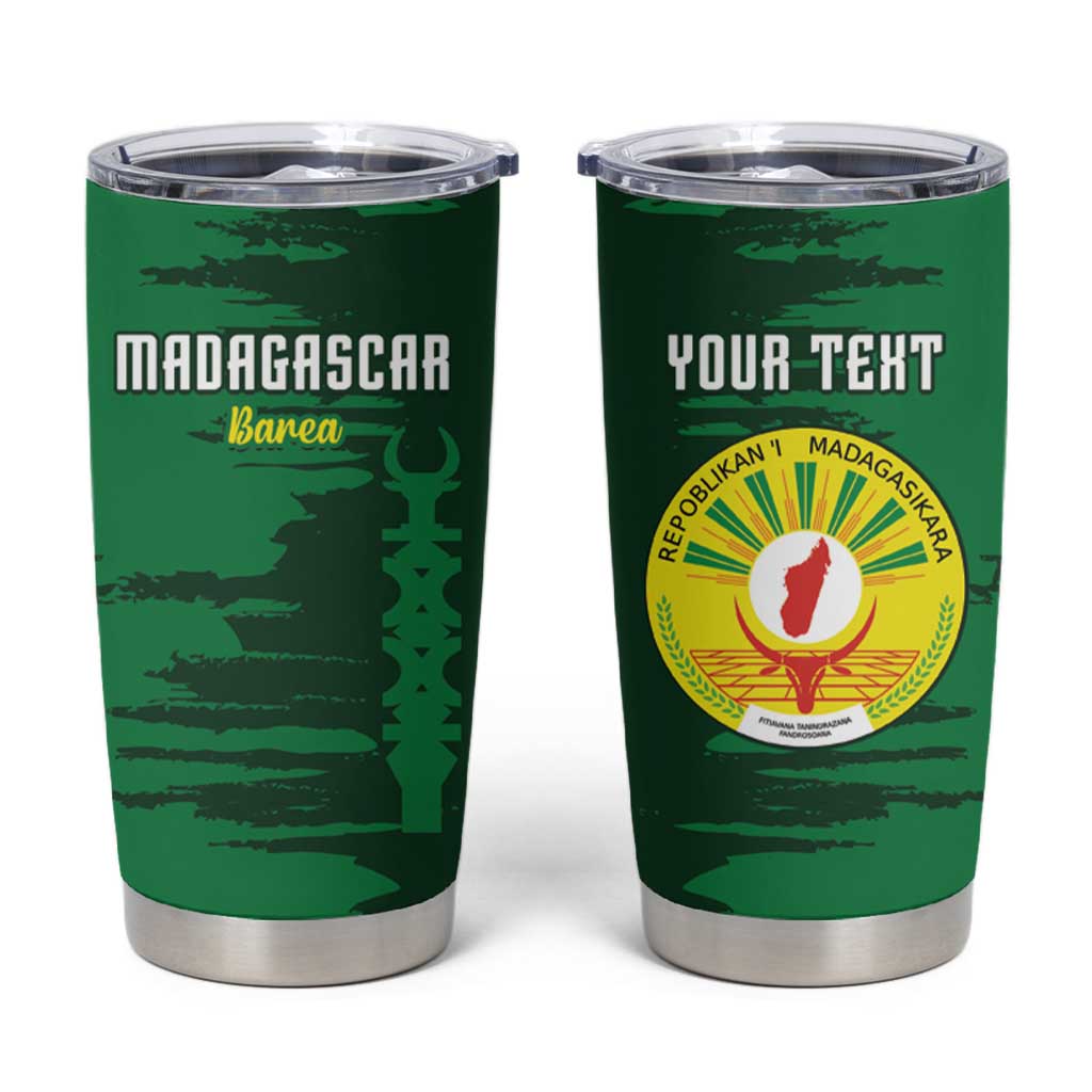 Custom Madagascar Football Tumbler Cup Go Barea - Wonder Print Shop
