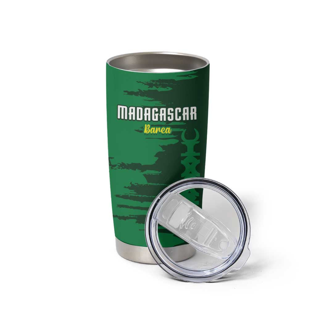 Custom Madagascar Football Tumbler Cup Go Barea - Wonder Print Shop