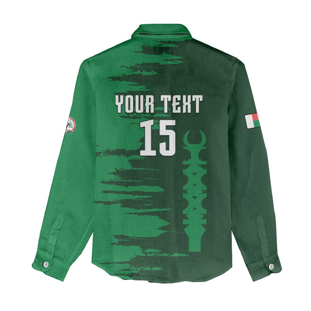 Custom Madagascar Football Women Casual Shirt Go Barea - Wonder Print Shop