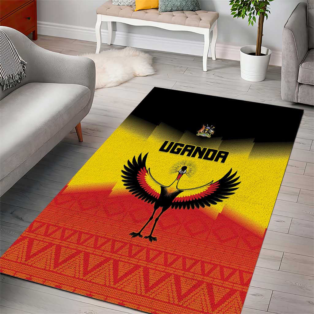 Uganda Football Area Rug Go Cranes Go - Wonder Print Shop