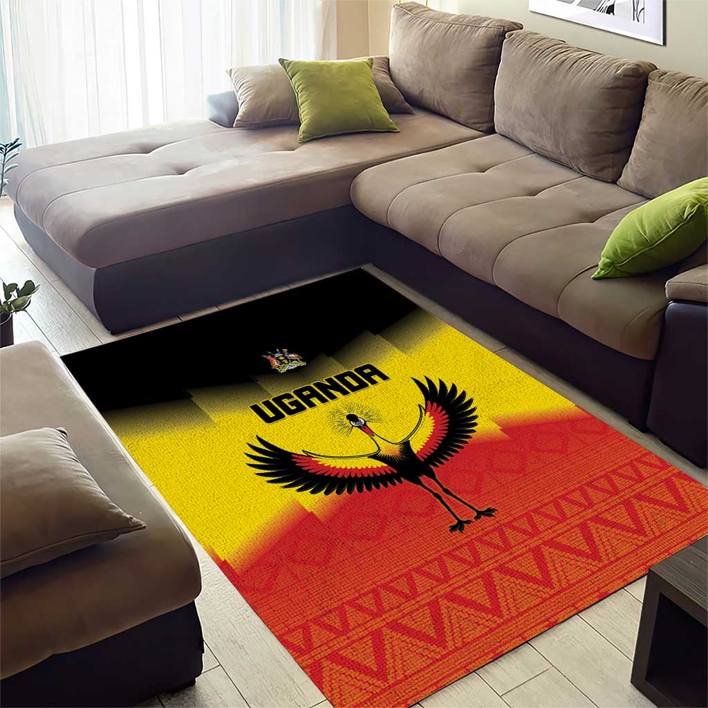 Uganda Football Area Rug Go Cranes Go - Wonder Print Shop