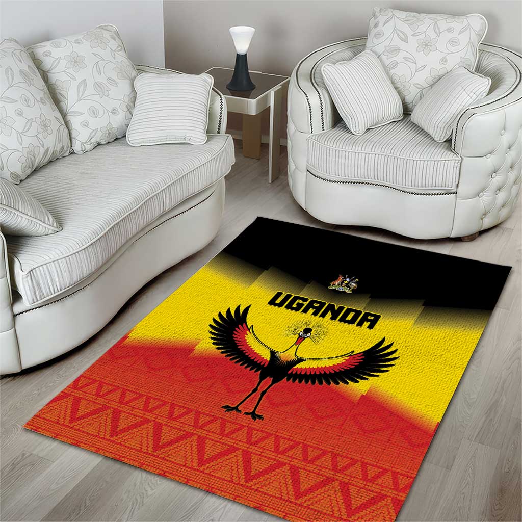 Uganda Football Area Rug Go Cranes Go - Wonder Print Shop