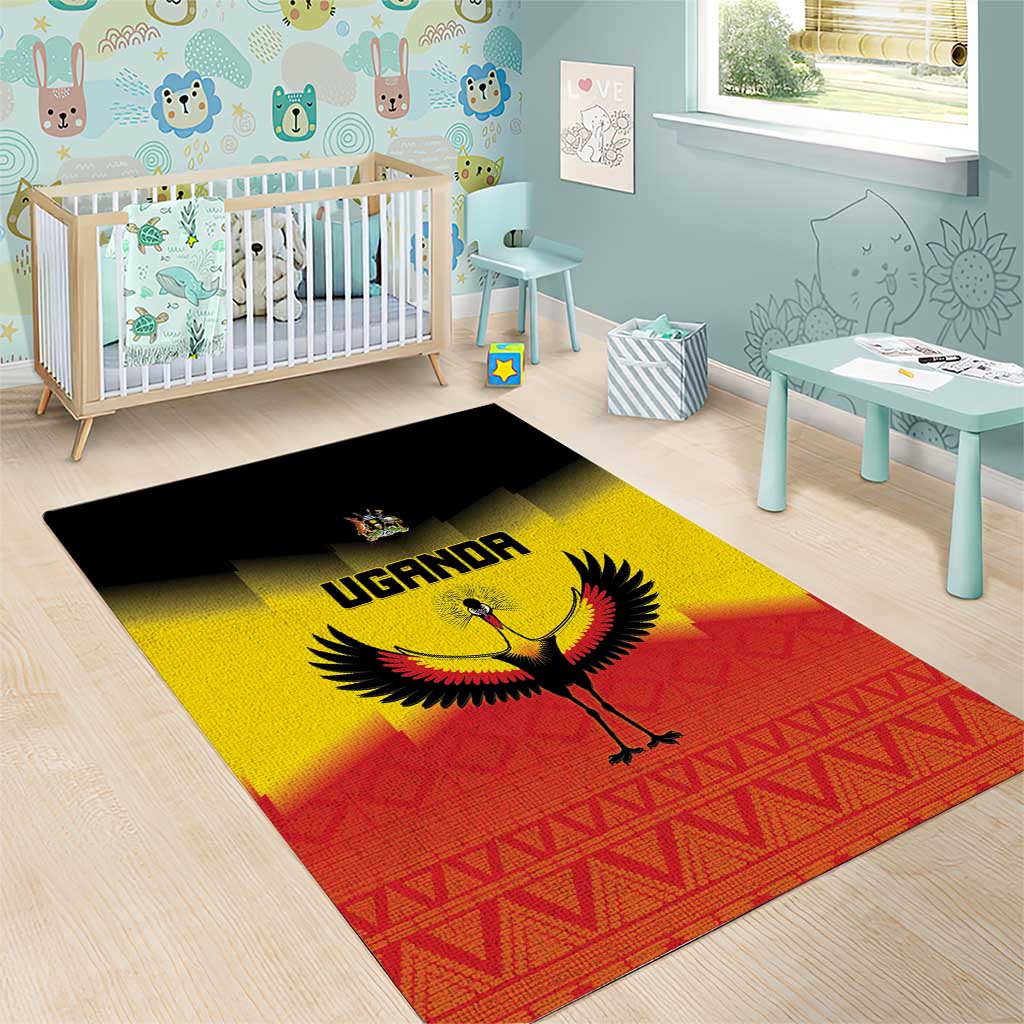 Uganda Football Area Rug Go Cranes Go - Wonder Print Shop