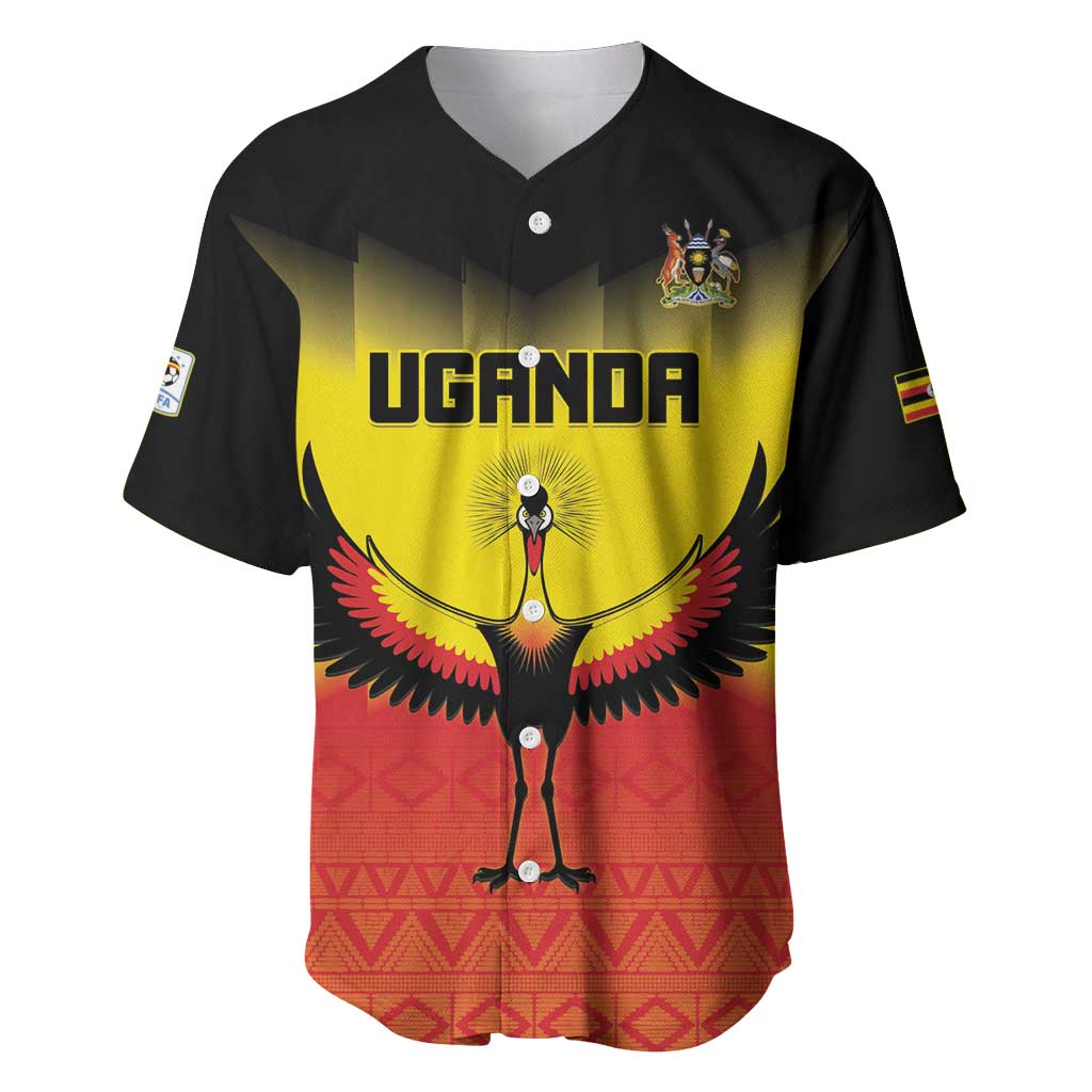 Custom Uganda Football Baseball Jersey Go Cranes Go - Wonder Print Shop