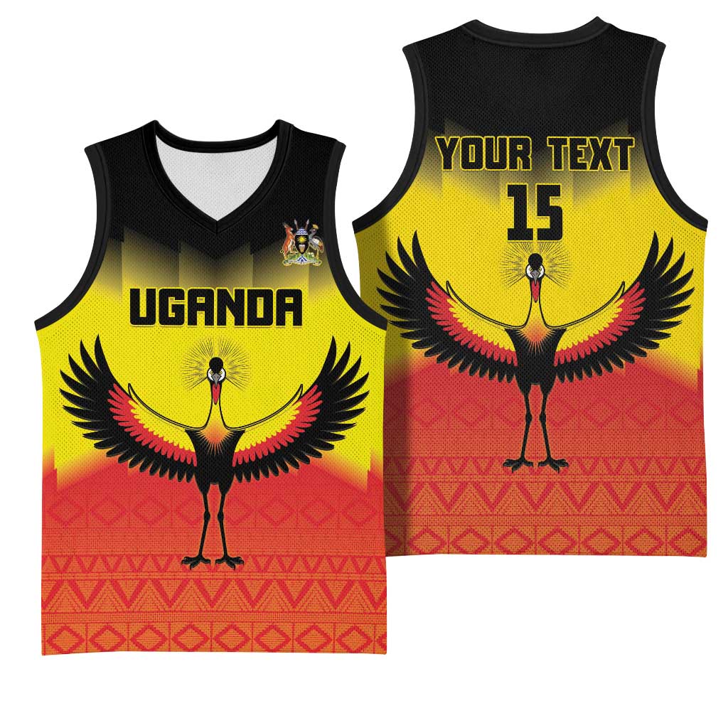 Custom Uganda Football Basketball Jersey Go Cranes Go - Wonder Print Shop