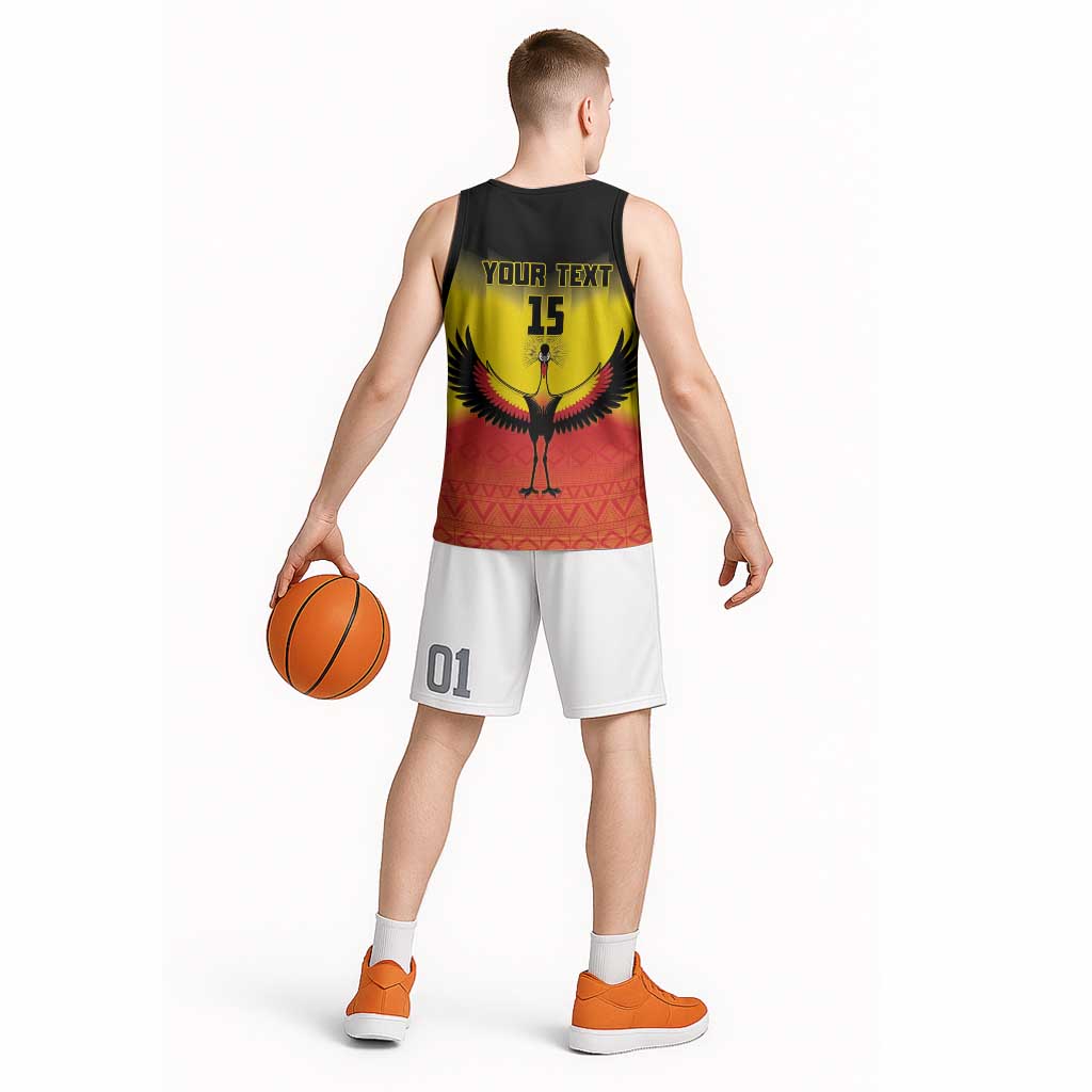 Custom Uganda Football Basketball Jersey Go Cranes Go - Wonder Print Shop