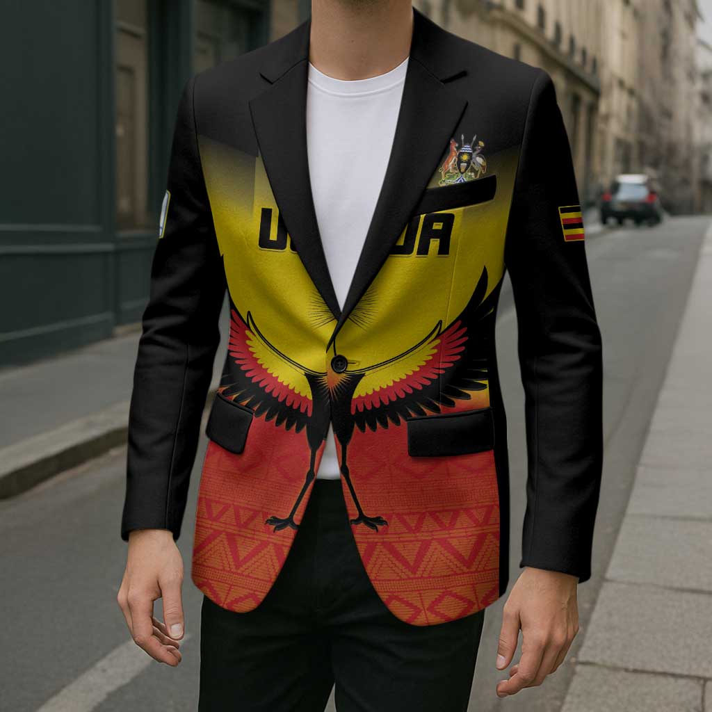 Custom Uganda Football Blazer Go Cranes Go - Wonder Print Shop