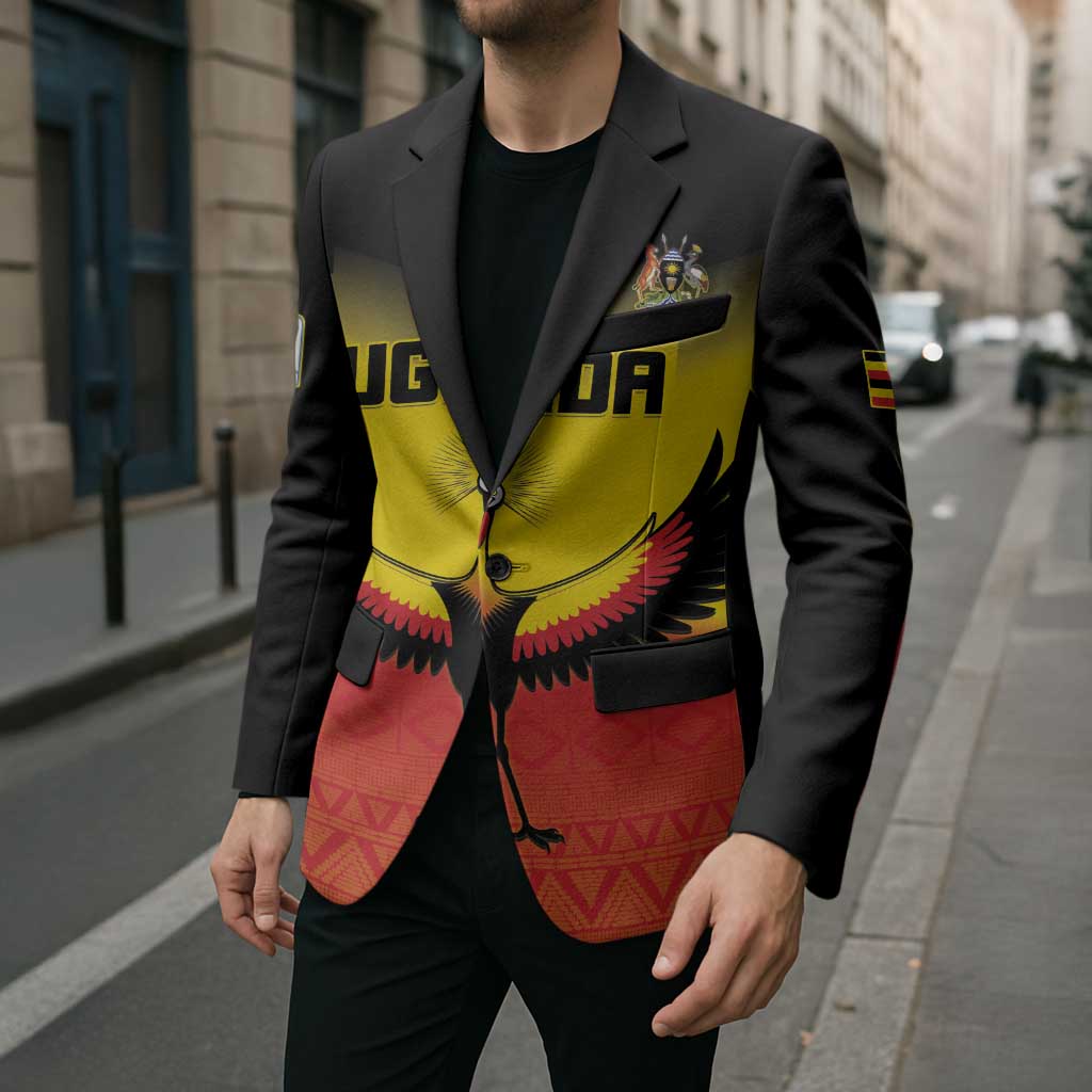 Custom Uganda Football Blazer Go Cranes Go - Wonder Print Shop