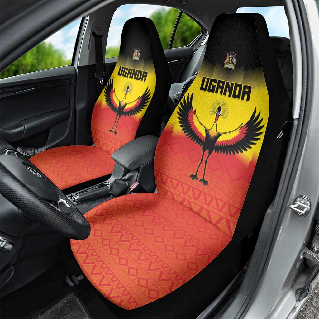 Uganda Football Car Seat Cover Go Cranes Go - Wonder Print Shop