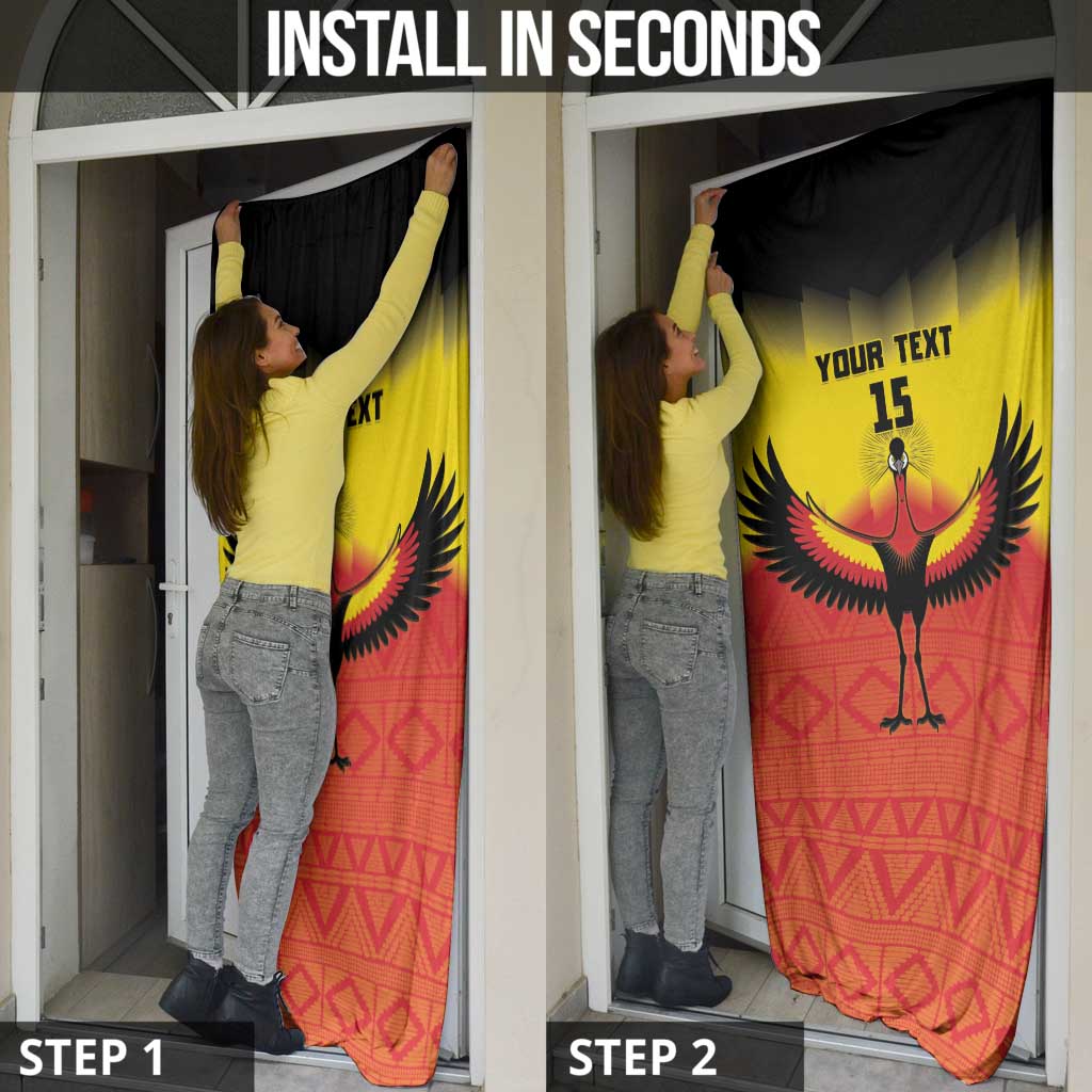 Uganda Football Door Cover Go Cranes Go - Wonder Print Shop
