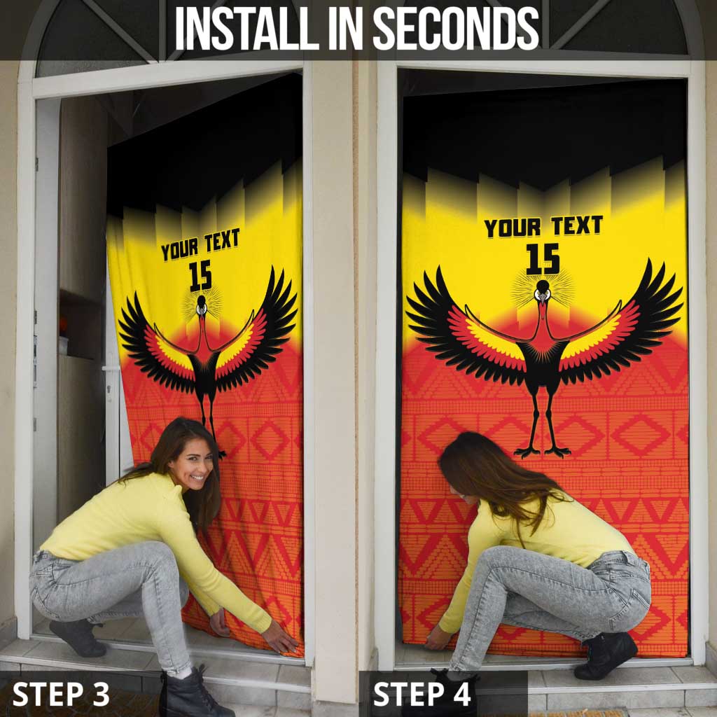 Uganda Football Door Cover Go Cranes Go - Wonder Print Shop