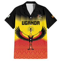 Custom Uganda Football Family Matching Summer Maxi Dress and Hawaiian Shirt Go Cranes Go - Wonder Print Shop