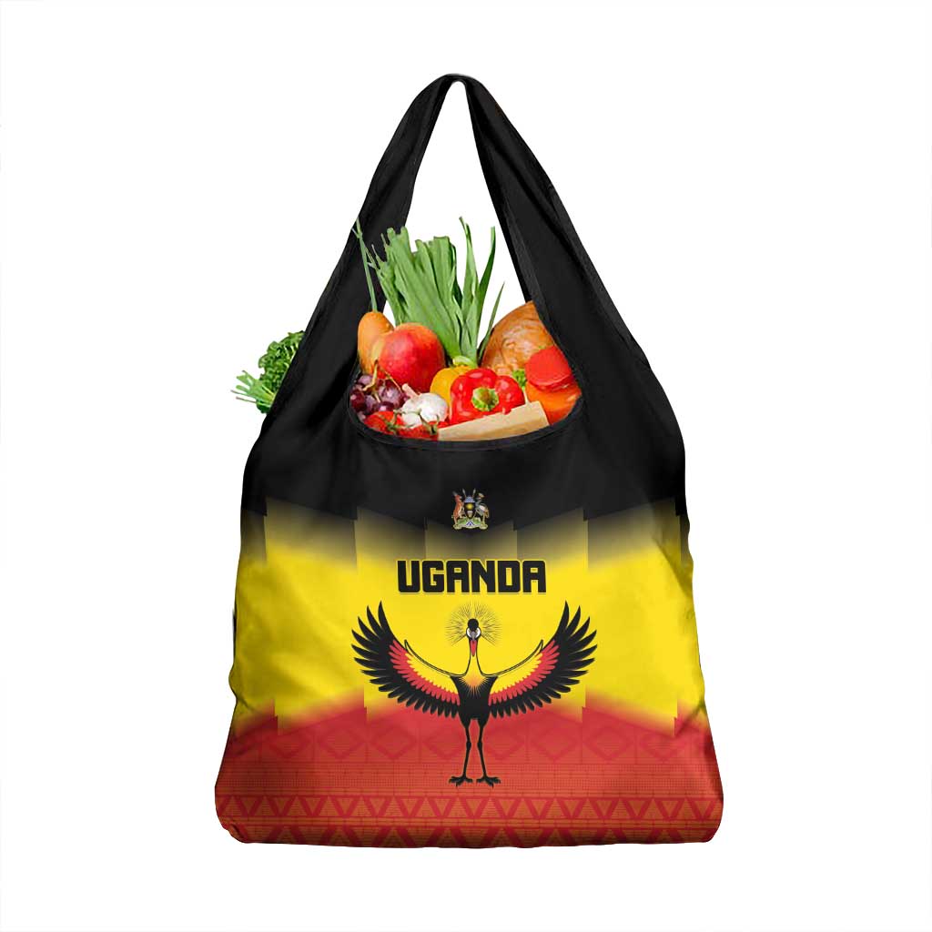 Uganda Football Grocery Bag Go Cranes Go - Wonder Print Shop
