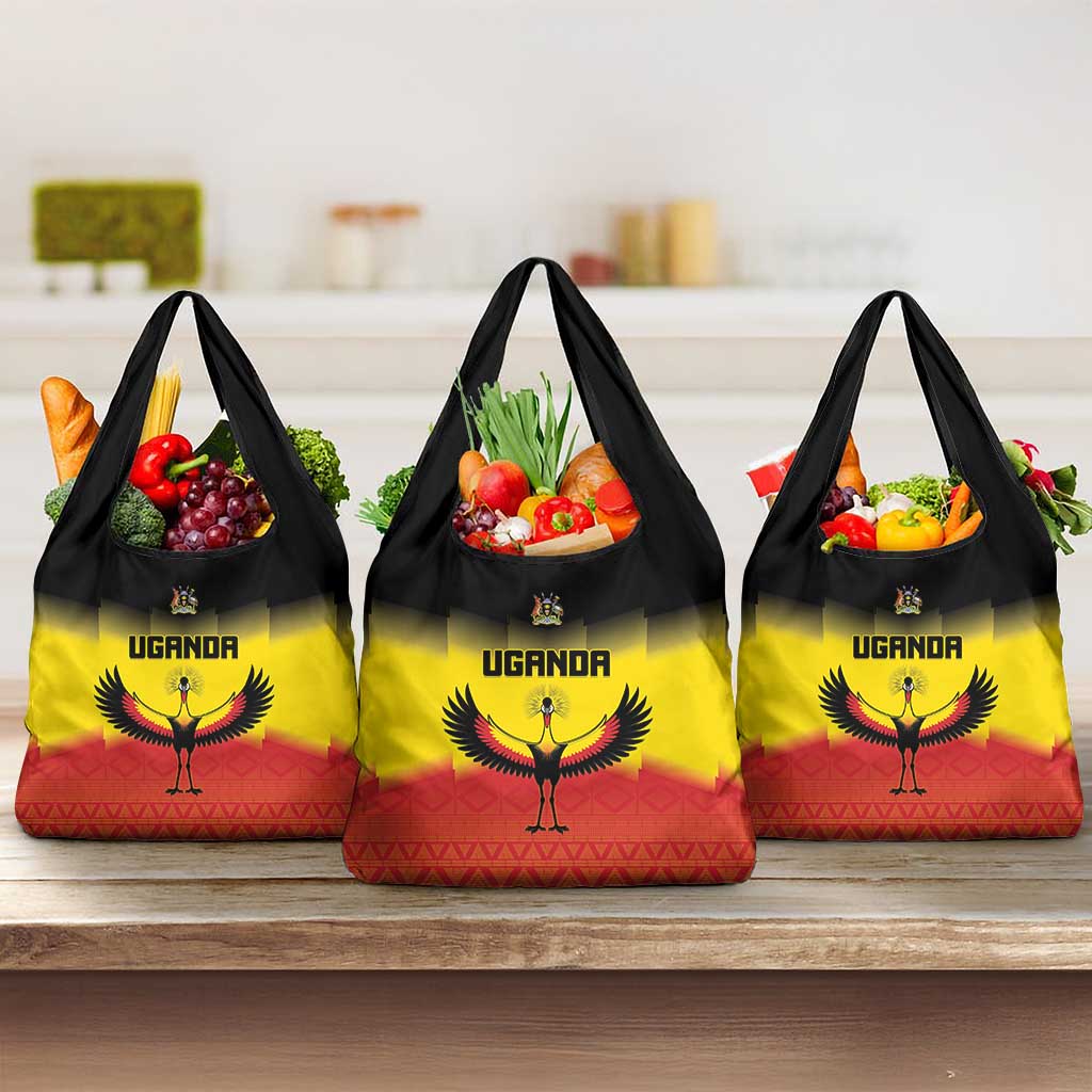 Uganda Football Grocery Bag Go Cranes Go - Wonder Print Shop