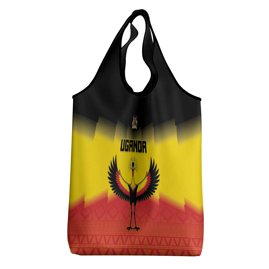 Uganda Football Grocery Bag Go Cranes Go - Wonder Print Shop