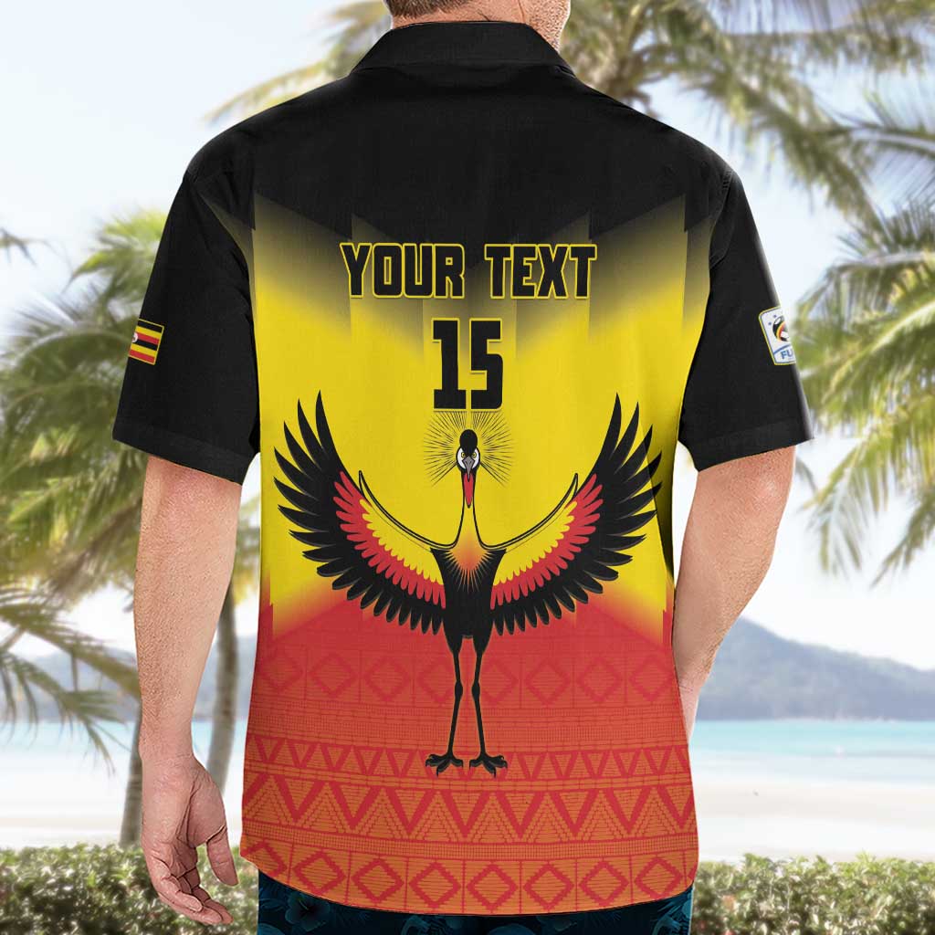 Custom Uganda Football Hawaiian Shirt Go Cranes Go - Wonder Print Shop