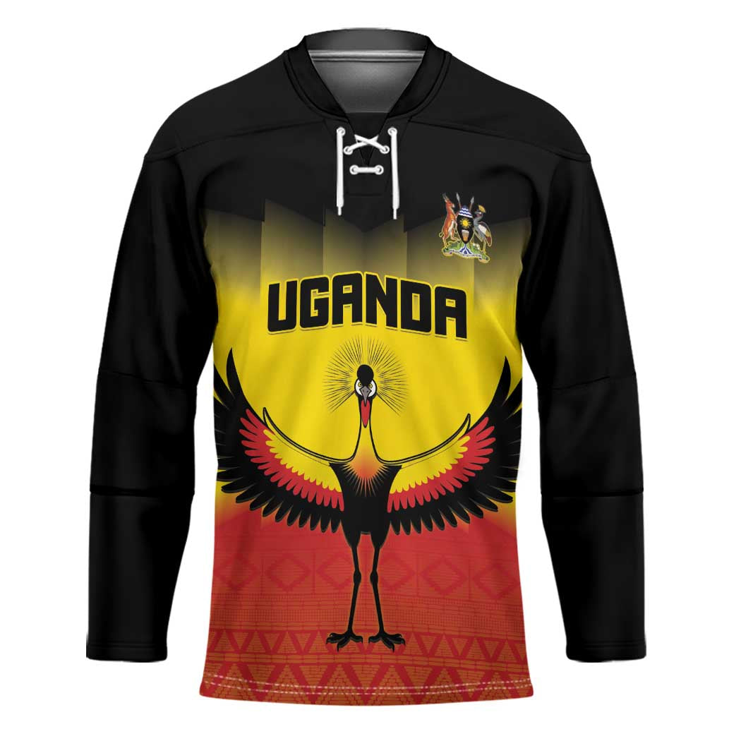 Custom Uganda Football Hockey Jersey Go Cranes Go - Wonder Print Shop