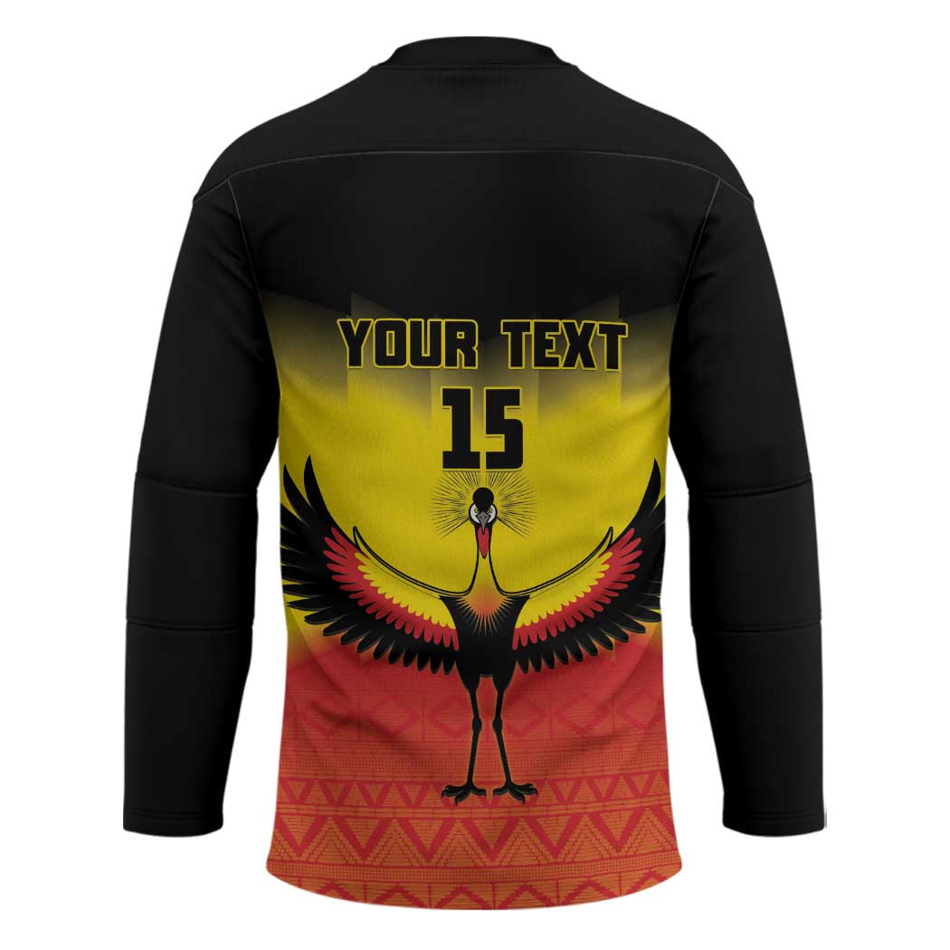 Custom Uganda Football Hockey Jersey Go Cranes Go - Wonder Print Shop
