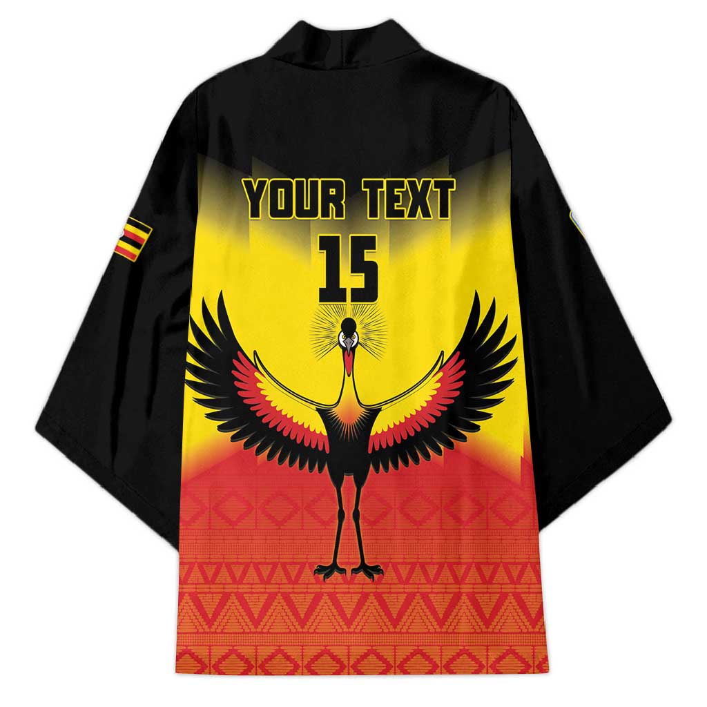Custom Uganda Football Kimono Go Cranes Go - Wonder Print Shop