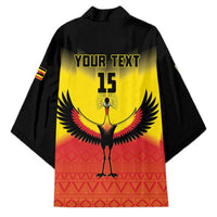 Custom Uganda Football Kimono Go Cranes Go - Wonder Print Shop